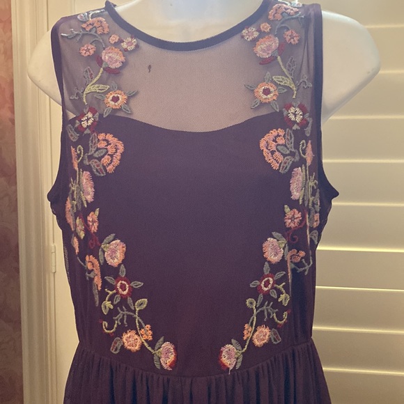 Xhilaration Adorable Dress, Medium, Wine Color - Picture 2 of 5